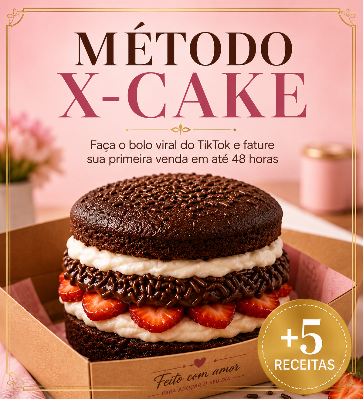 Capa do ebook Método X-Cake